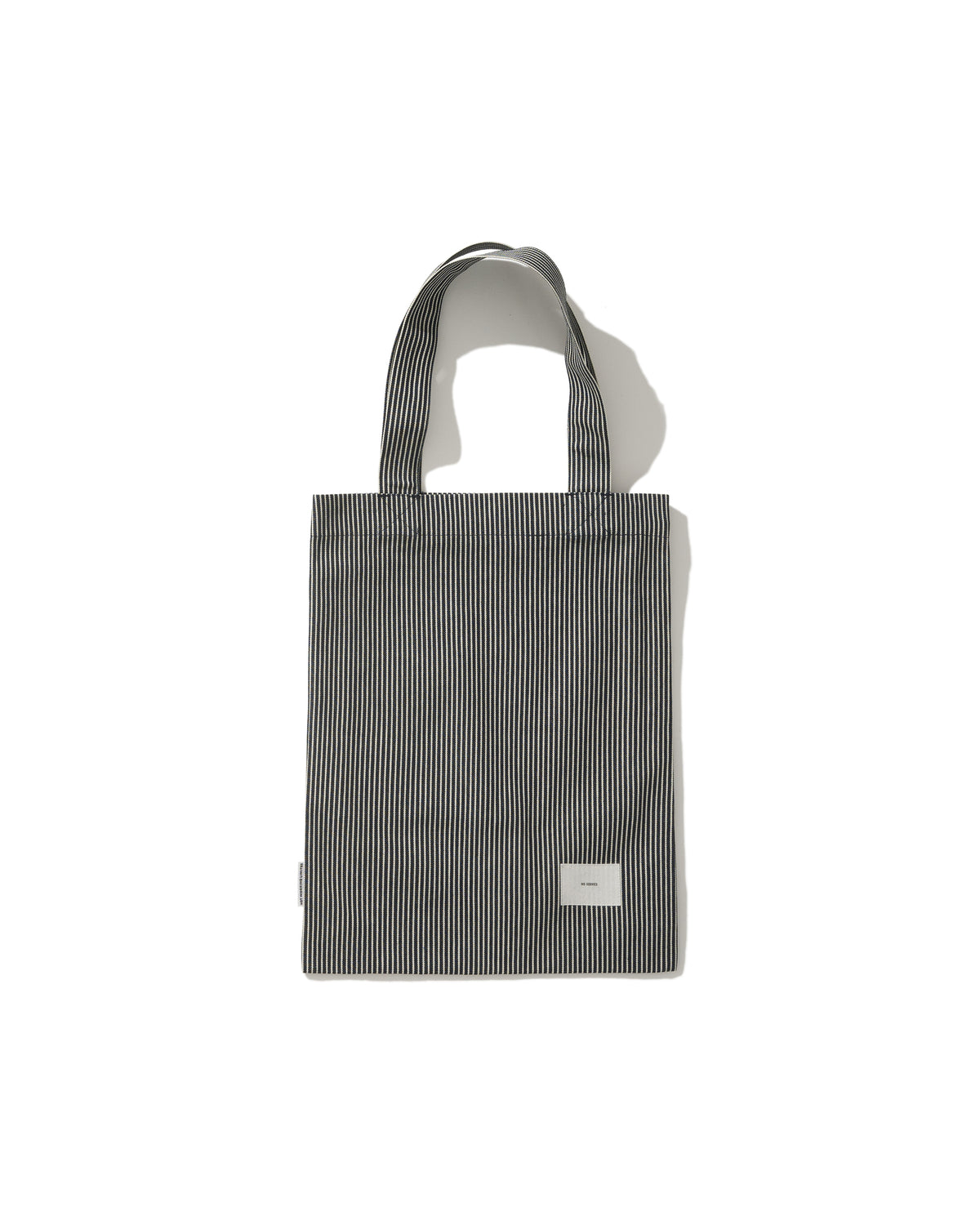 NOT WORKING NW702 VERTICAL TOTE BAG 黑白間條色 背面