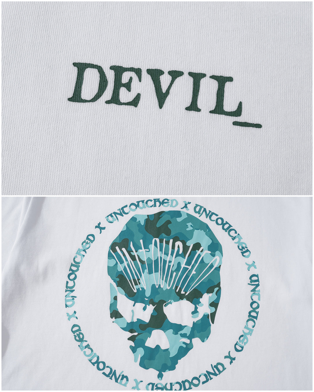 T2302WHG | THE DEVIL_ WHITE TEE