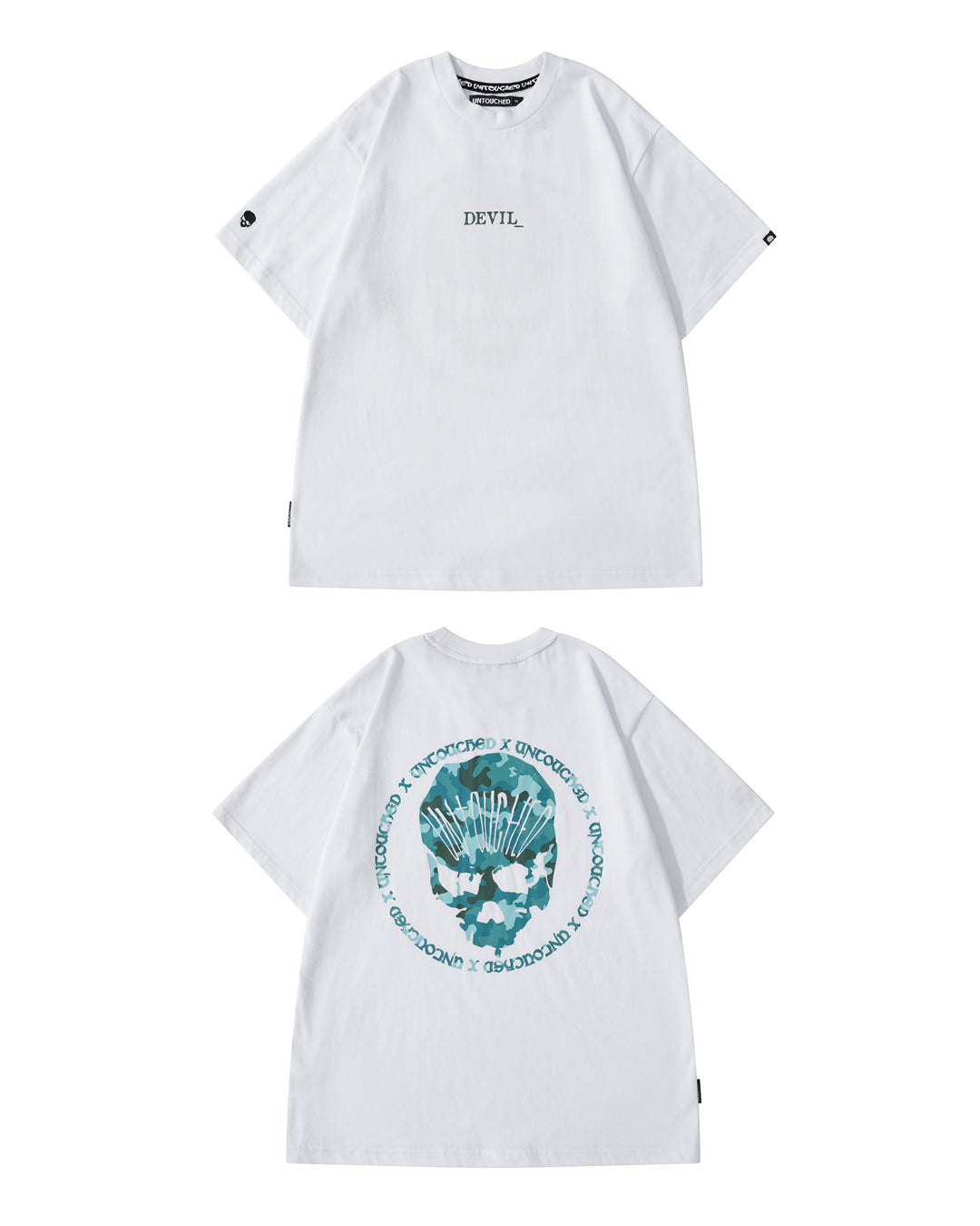 T2302WHG | THE DEVIL_ WHITE TEE