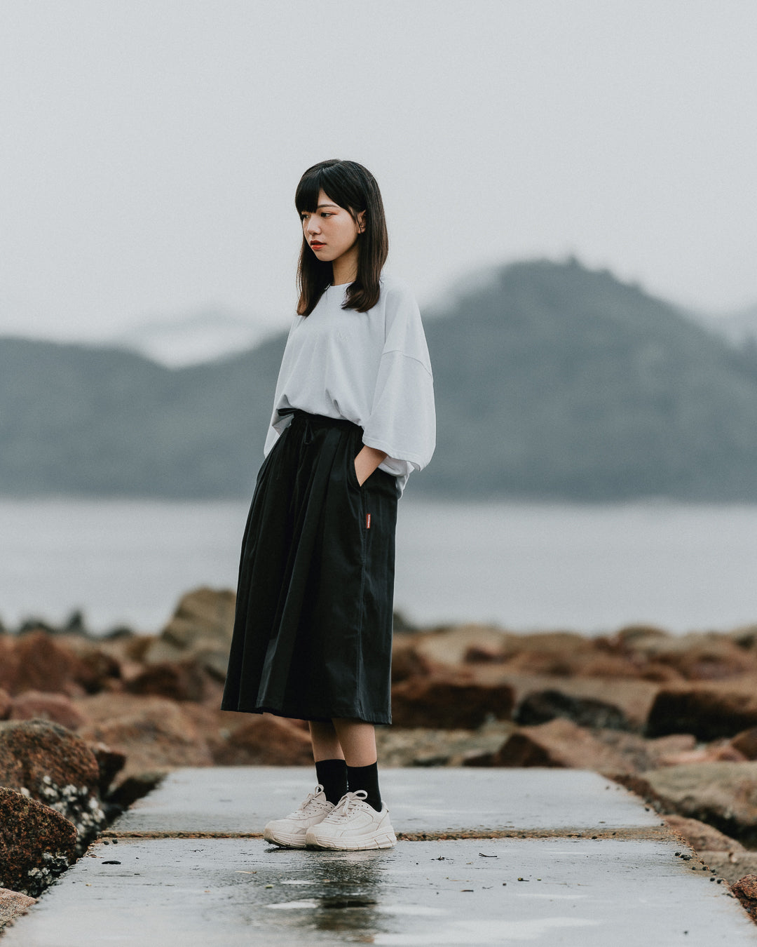 NW103DG / CROPPED CULOTTES / NOT WORKING III