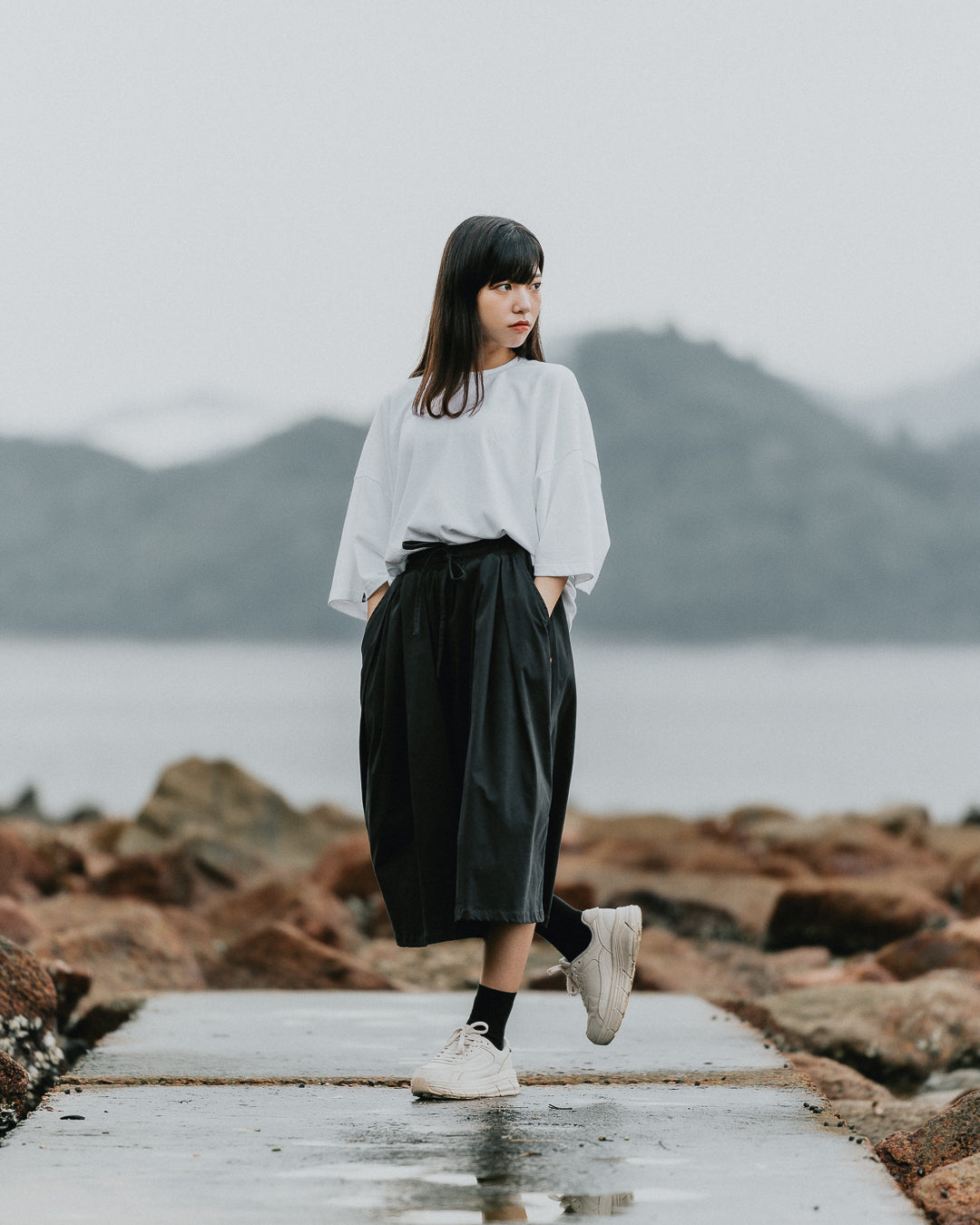 NW103DG / CROPPED CULOTTES / NOT WORKING III