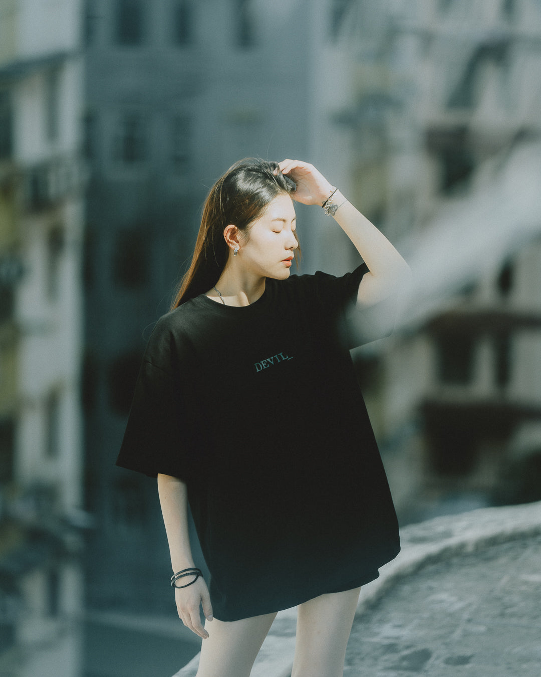 THE DEVIL_ BLACK TEE