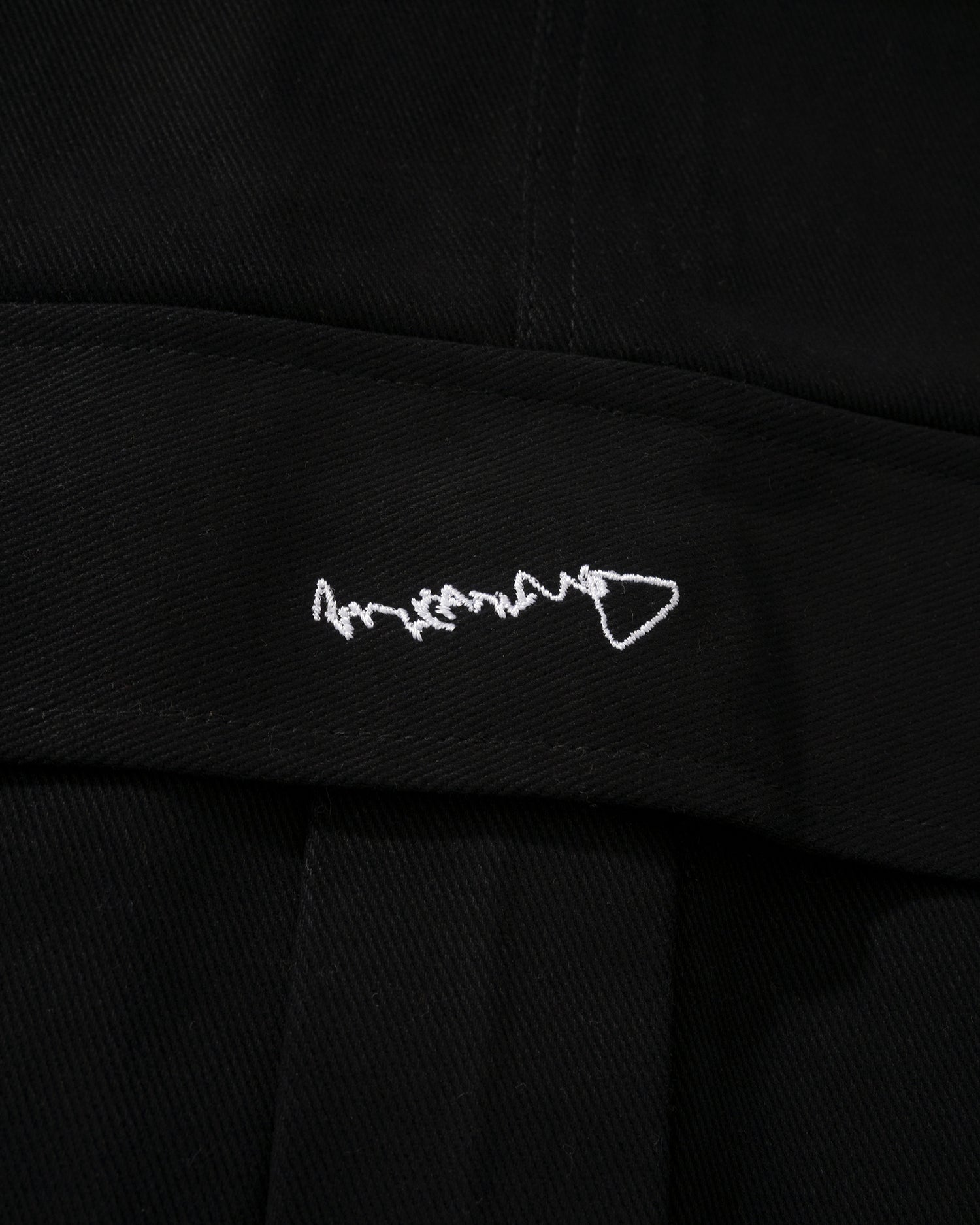 US023 - CARGO BUGGY PANTS / BLACK