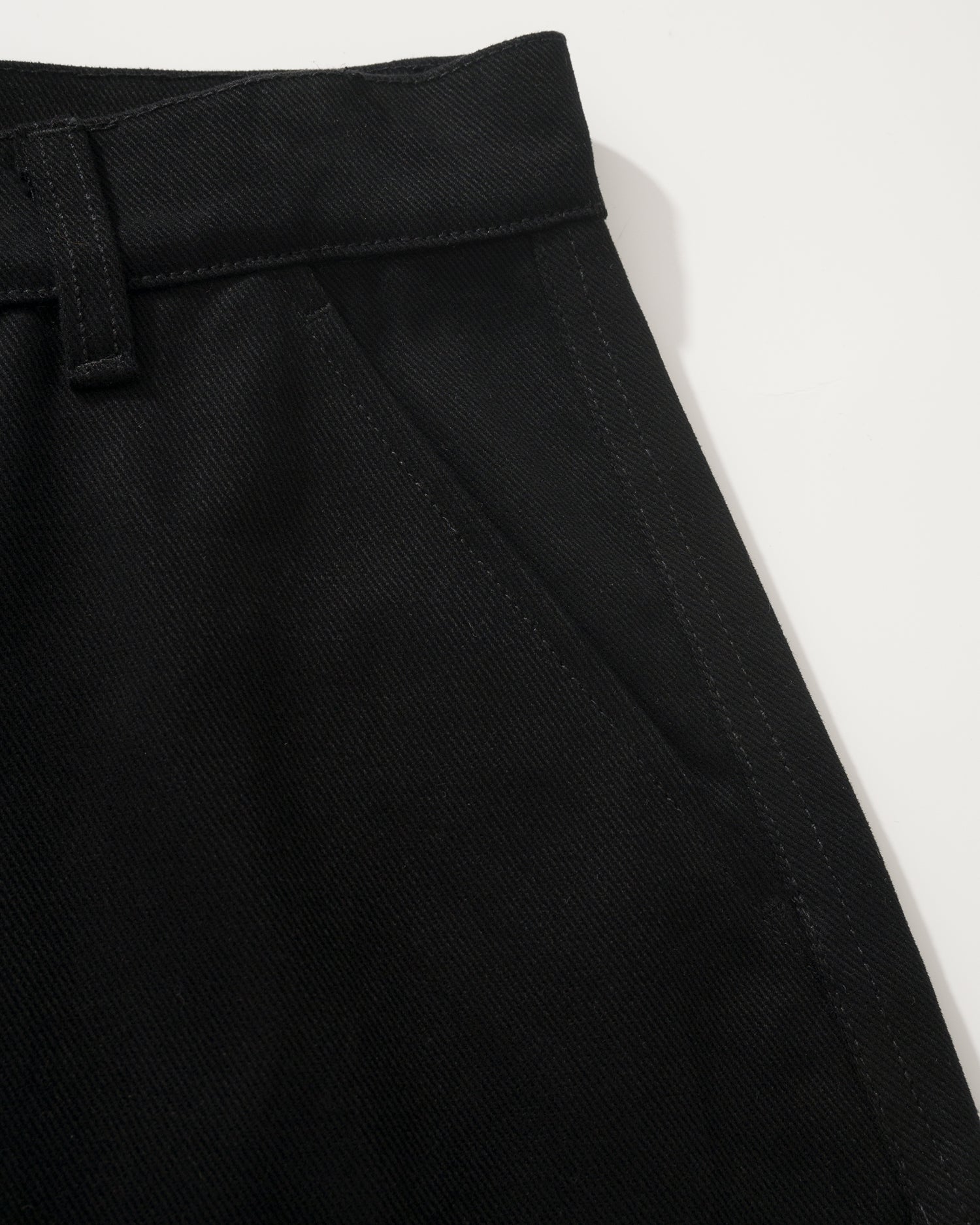 US023 - CARGO BUGGY PANTS / BLACK