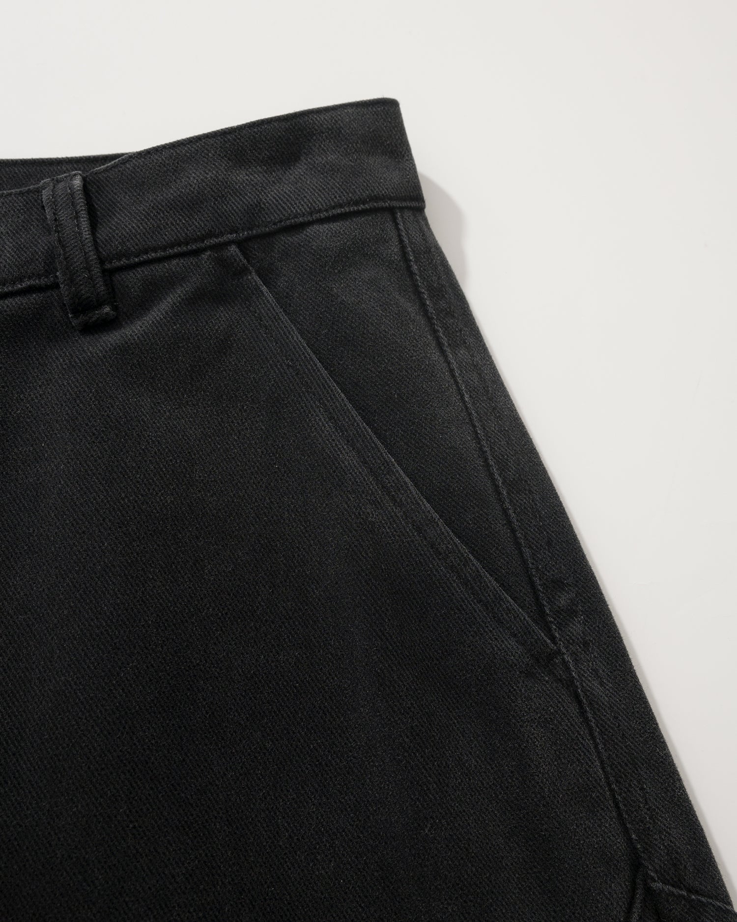 US023 - WASHED CARGO BUGGY PANTS / STONE BLACK