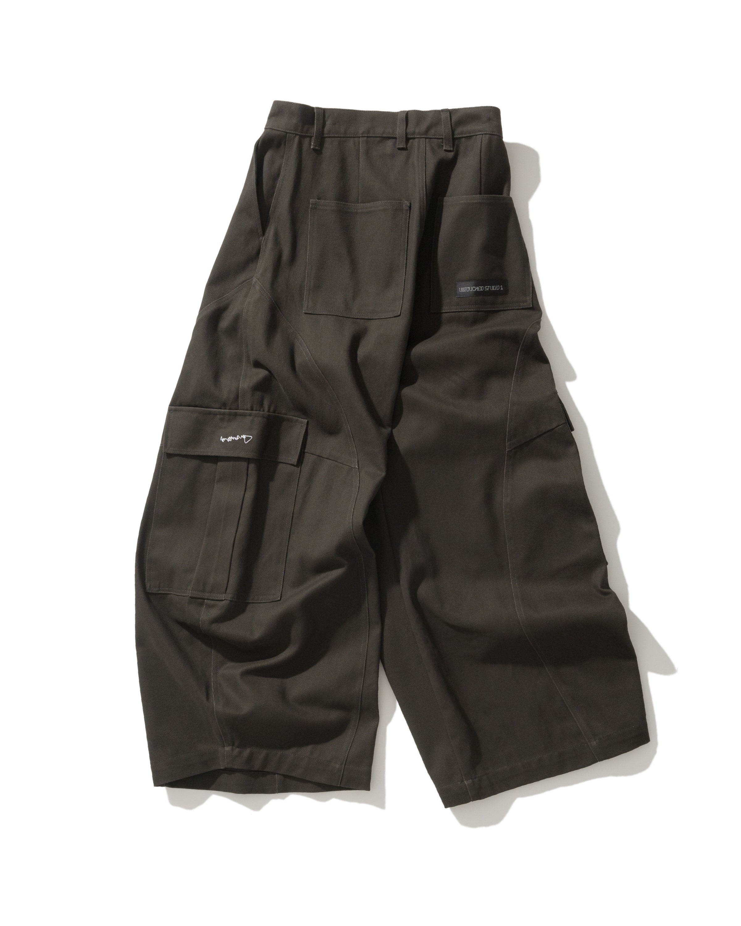 US023 - CARGO BUGGY PANTS / DARK GREY