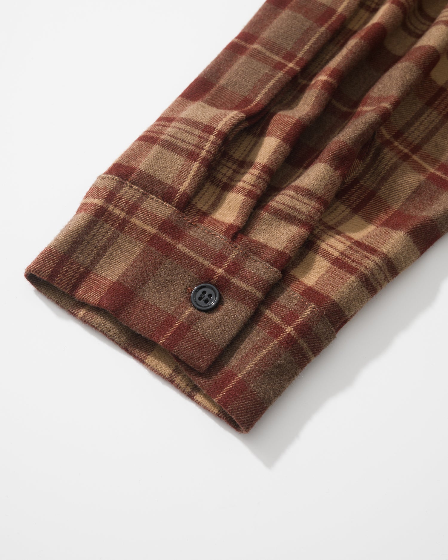 US037 - HOODED OVERSIZED SHIRT JACKET / CHECKED RED