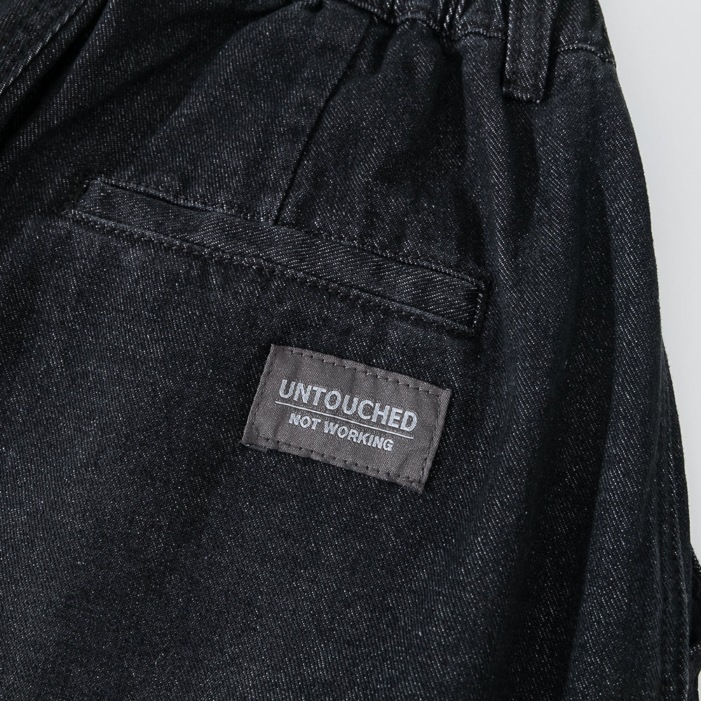NOT WORKING I / NW088 / NOT WORKING WASHED DENIM PANTS v1