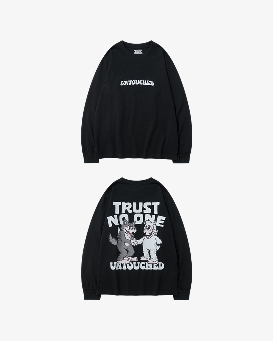 TRUST NO ONE LS TEE