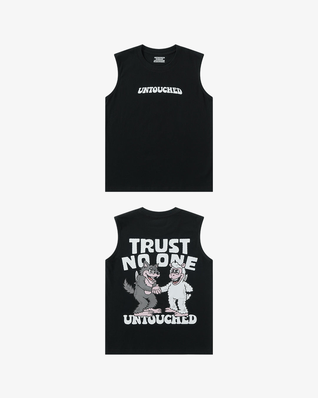 SS2414VBK | TRUST NO ONE / NO SLEEVE TEE