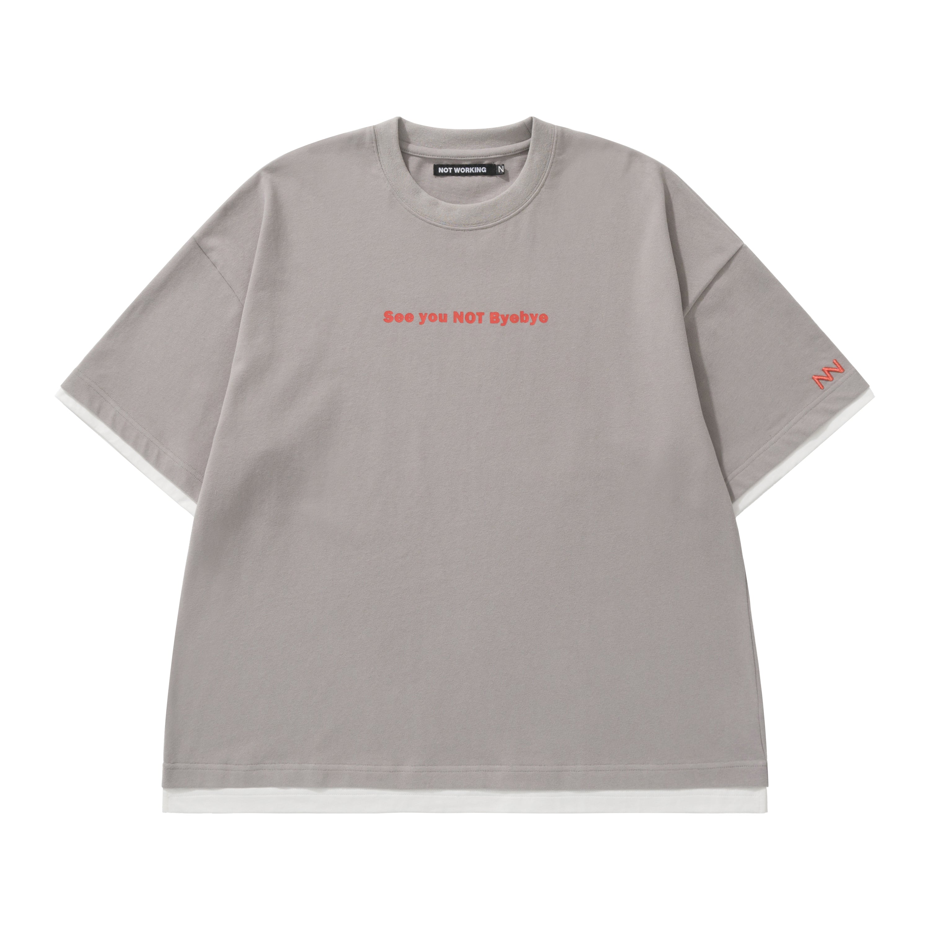 NOT WORKING X MIKKI / NWC001 / OVERSIZED LAYER TEE