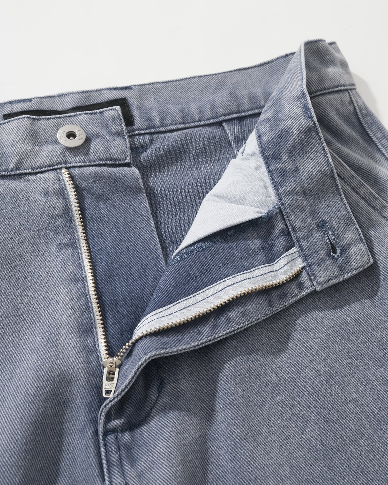 US023V2 - WAHSED CARGO BUGGY PANTS / LIGHT BLUE