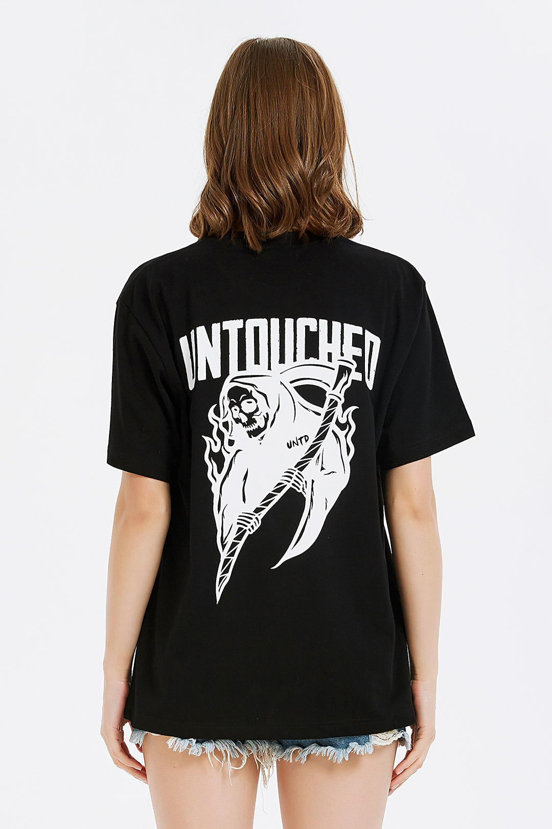 T1905BK | GRIM REAPER-TEE-UNTOUCHED UNITED