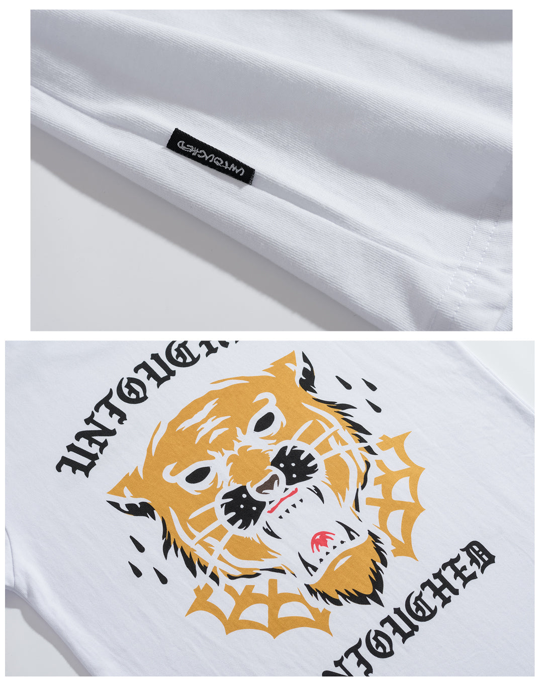 T1902WH | UAG TIGER GOD-TEE-UNTOUCHED UNITED