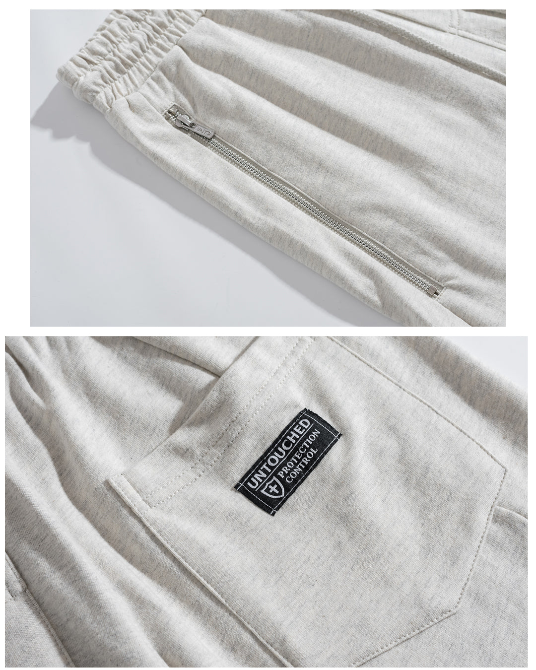 UT054GY | URBANEXPL KITTED SHORTS-SHORTS-UNTOUCHED UNITED