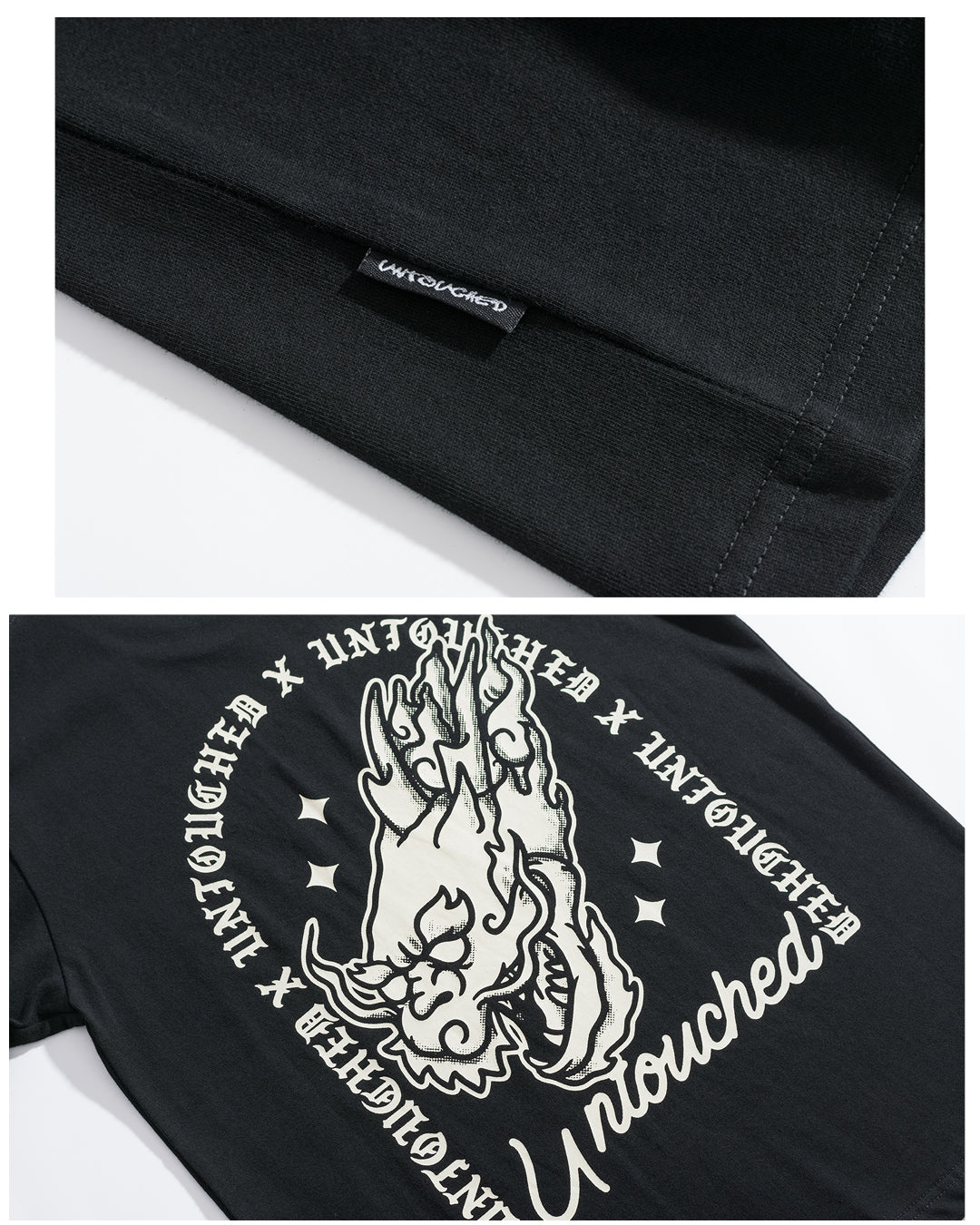 T1901BK | UAG THE DRAGON-TEE-UNTOUCHED UNITED