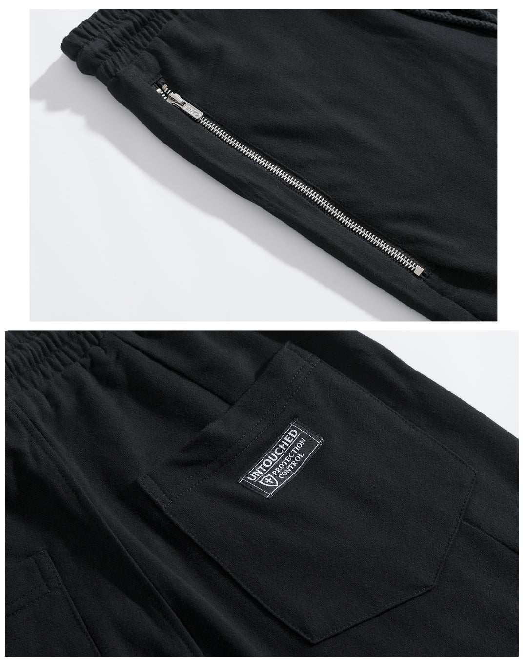 UT054BK | URBANEXPL KITTED SHORTS-SHORTS-UNTOUCHED UNITED