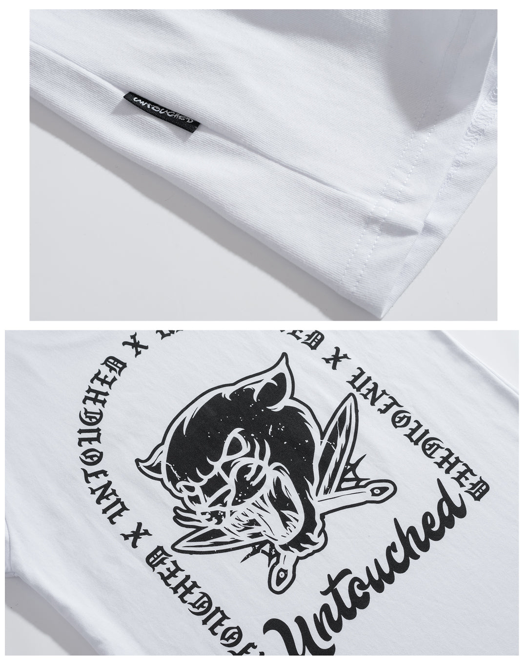T1903WH | UAG THE LEOPARD-TEE-UNTOUCHED UNITED
