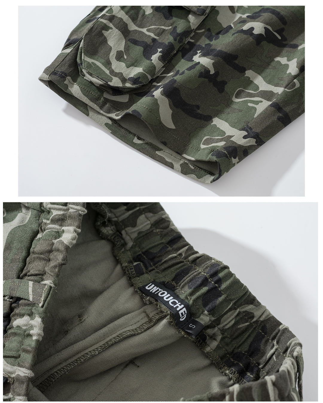 UT084BK | SPECIAL FORCE CARGO SHORTS-SHORTS-UNTOUCHED UNITED