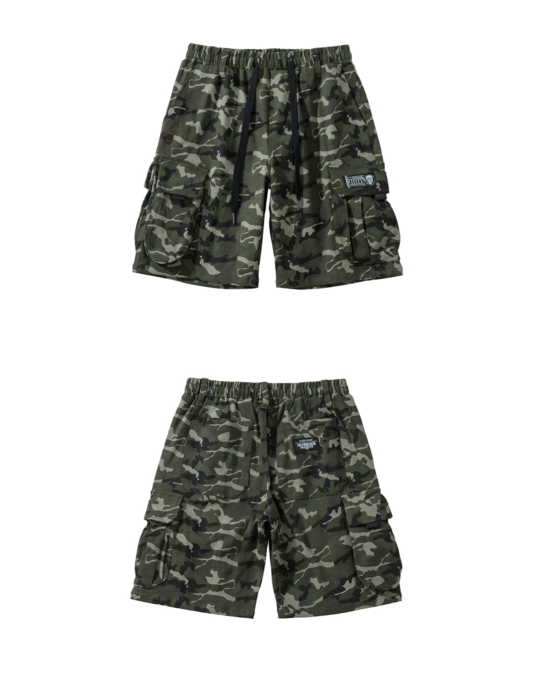 UT084BK | SPECIAL FORCE CARGO SHORTS-SHORTS-UNTOUCHED UNITED