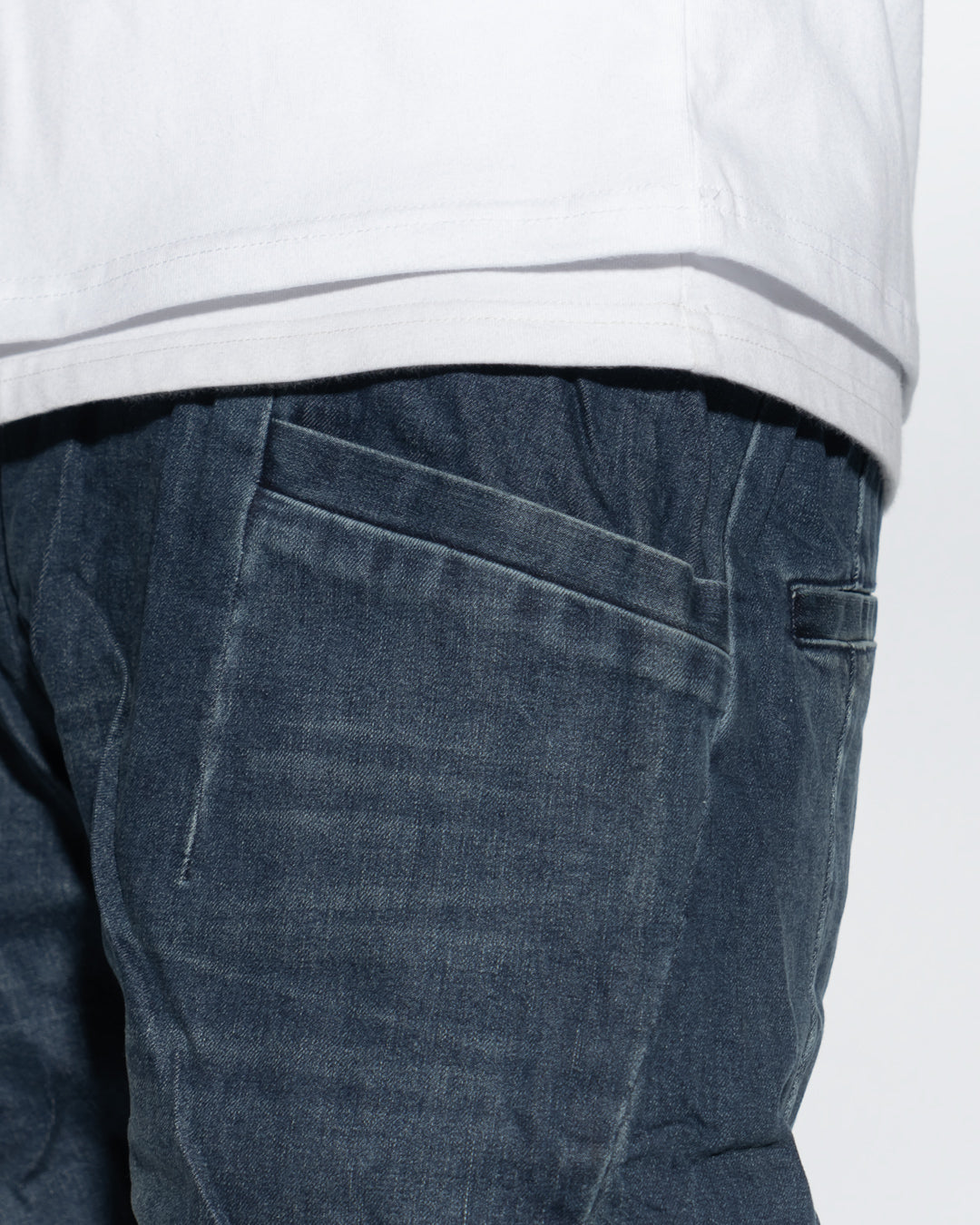 UT029NY | WASHED DENIM JOGGERS-JOGGERS-UNTOUCHED UNITED