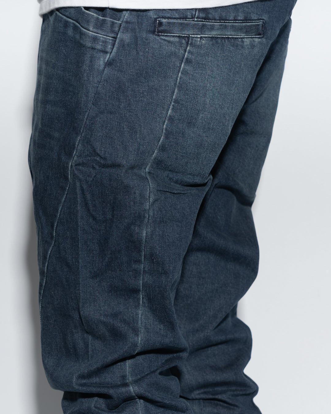 UT029NY | WASHED DENIM JOGGERS-JOGGERS-UNTOUCHED UNITED
