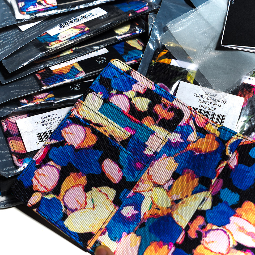 Herschel Raynor Passport Holder - Painted Floral-CARD HOLDER-UNTOUCHED UNITED
