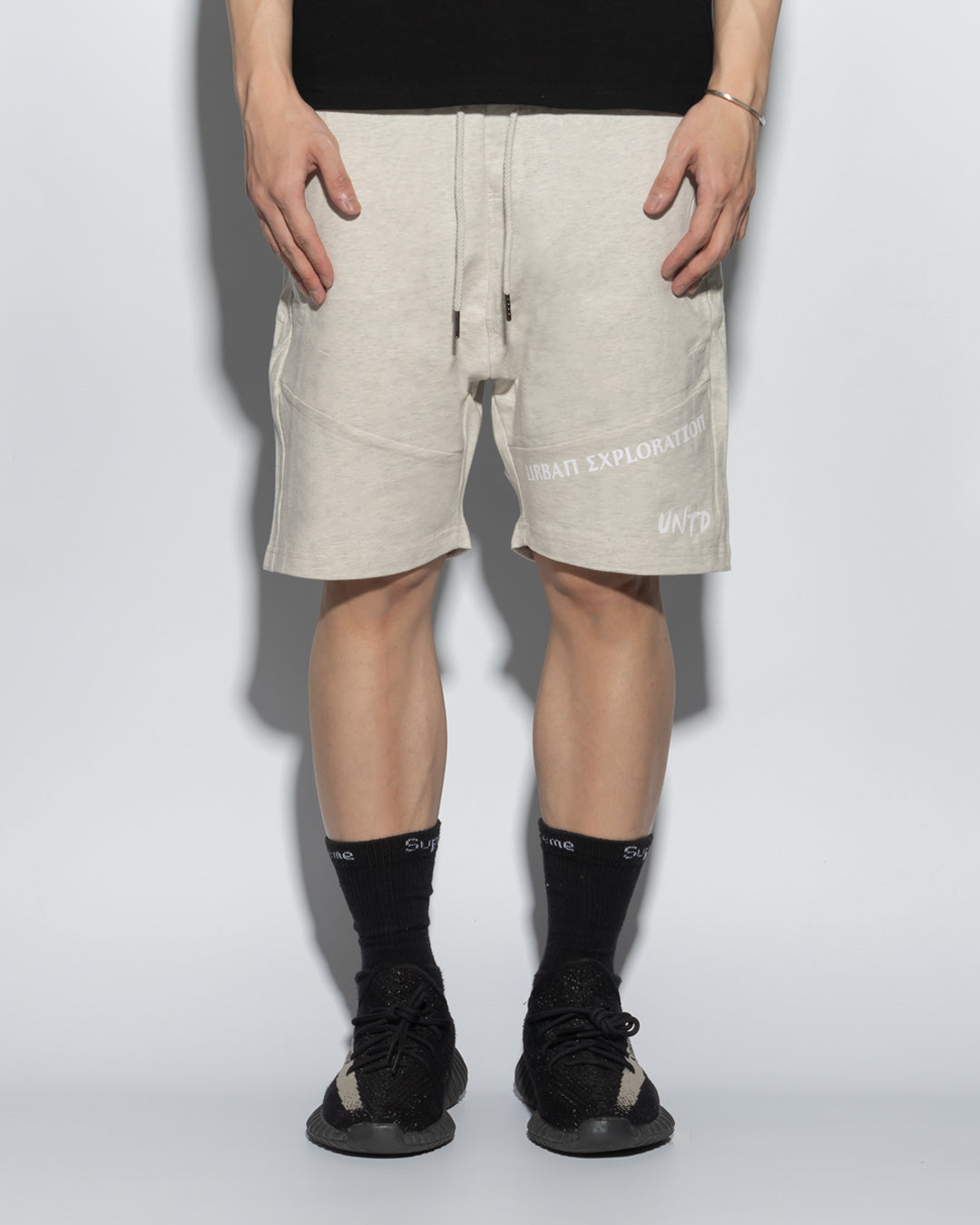 UT054GY | URBANEXPL KITTED SHORTS-SHORTS-UNTOUCHED UNITED