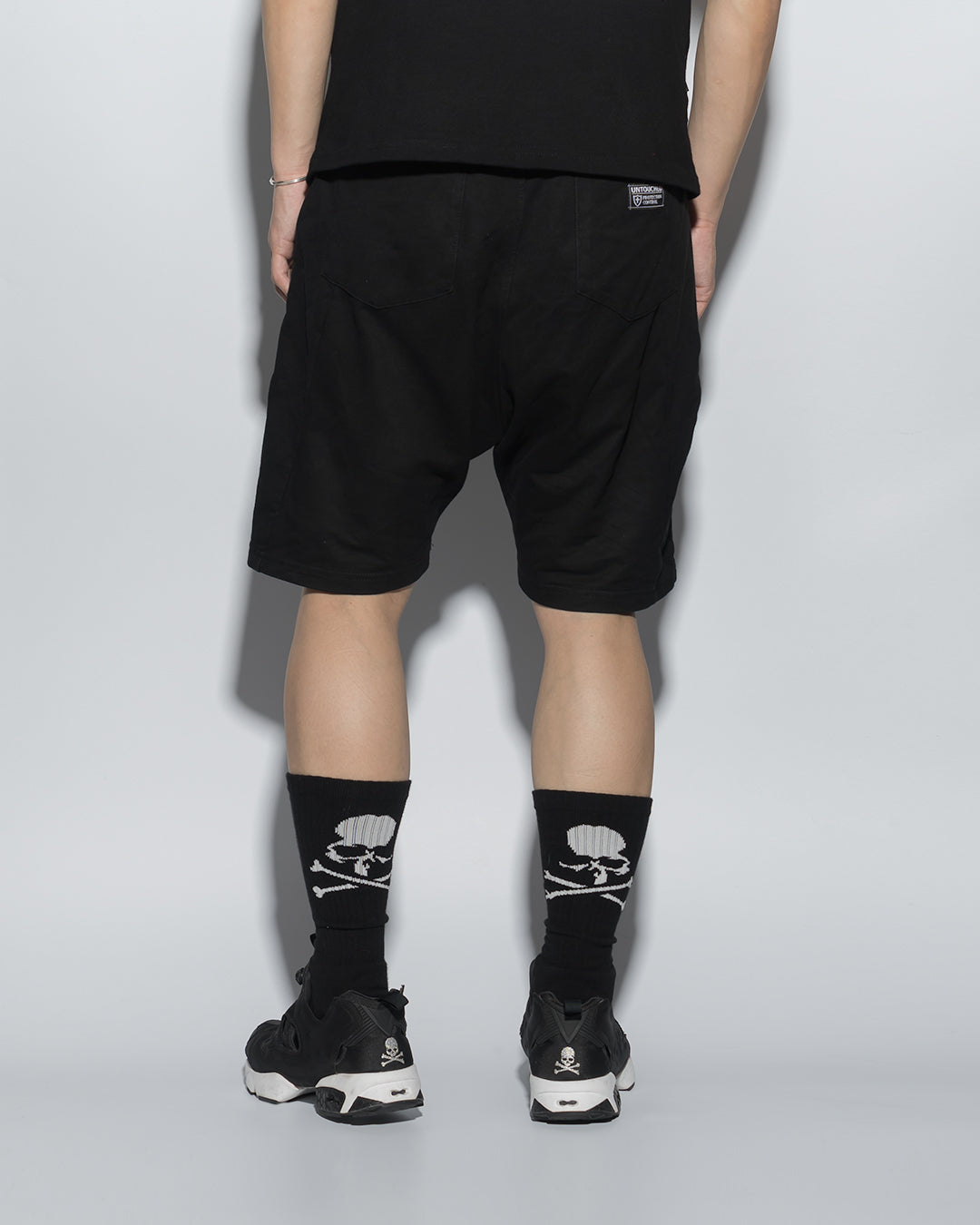 UT054BK | URBANEXPL KITTED SHORTS-SHORTS-UNTOUCHED UNITED