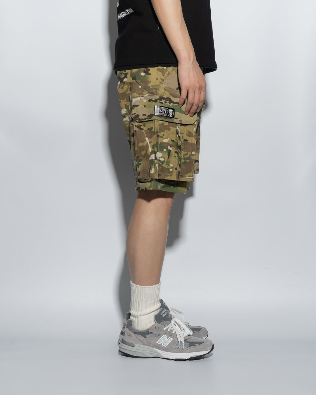 SG00MC | DOUBLE FIRE ARMY SHORTS-SHORTS-UNTOUCHED UNITED
