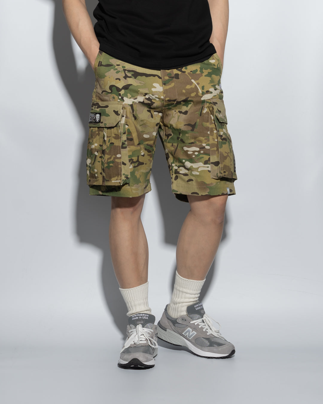 SG00MC | DOUBLE FIRE ARMY SHORTS-SHORTS-UNTOUCHED UNITED