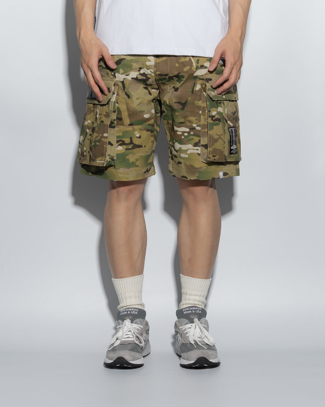 SG00MC | DOUBLE FIRE ARMY SHORTS-SHORTS-UNTOUCHED UNITED
