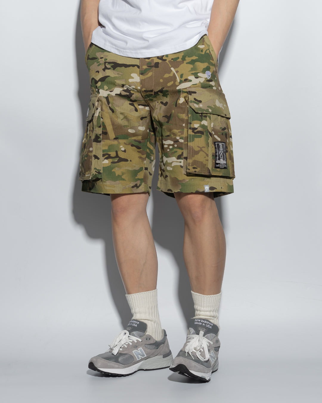 SG00MC | DOUBLE FIRE ARMY SHORTS-SHORTS-UNTOUCHED UNITED