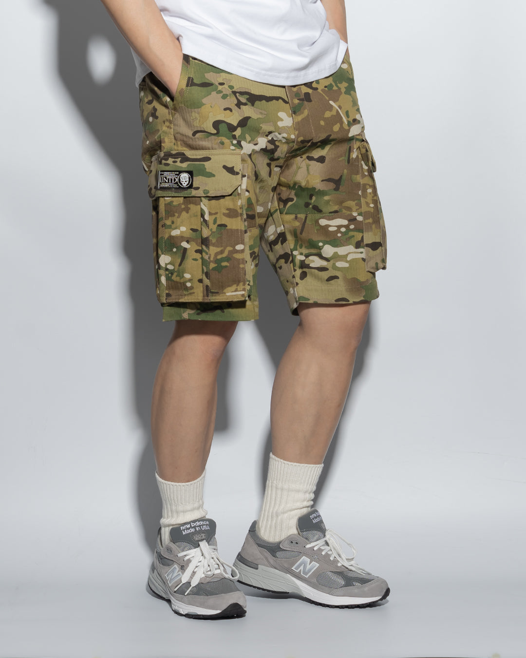 SG00MC | DOUBLE FIRE ARMY SHORTS-SHORTS-UNTOUCHED UNITED