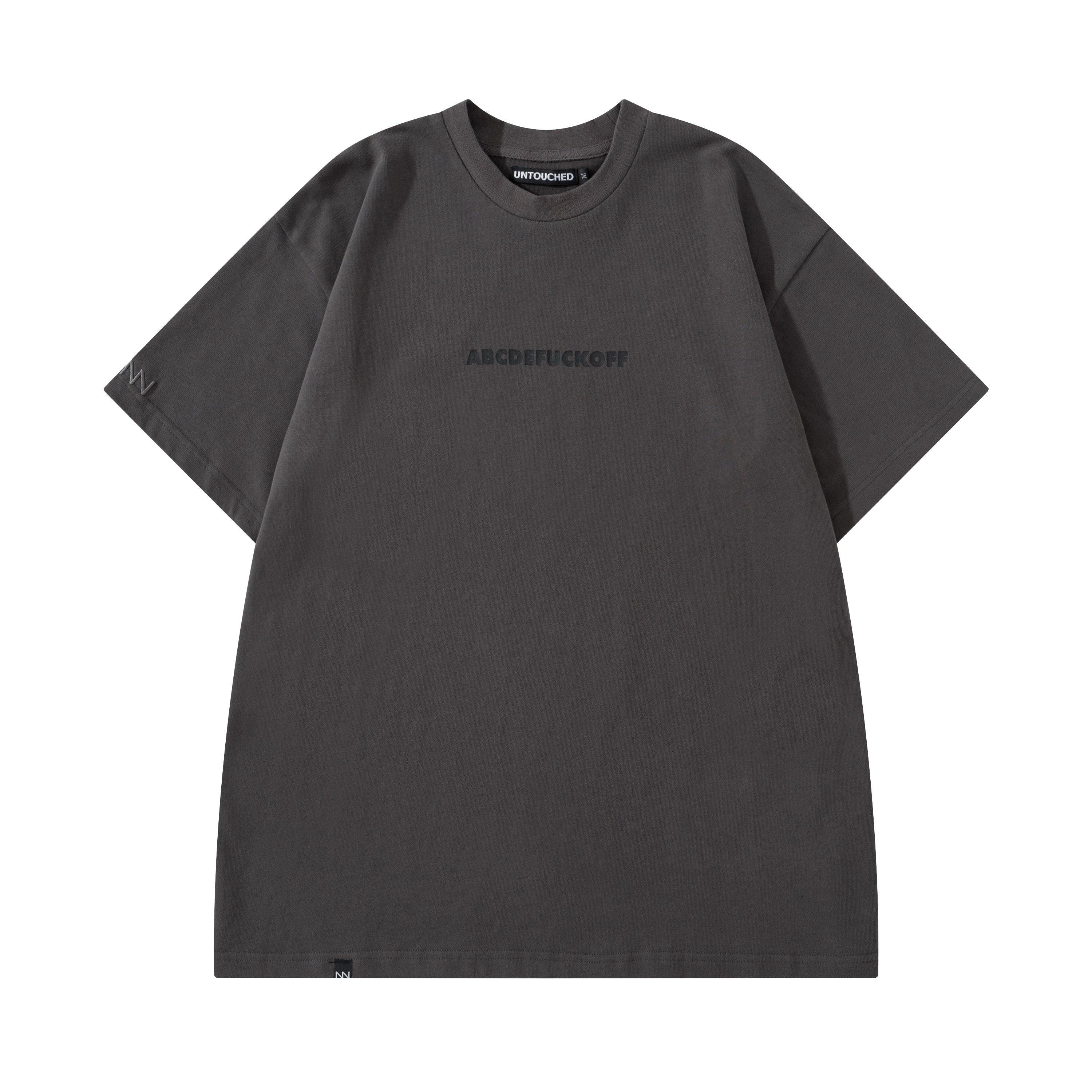 NW206DG | ABCDEFUCKOFF DARK GREY TEE | NOT WORKING III