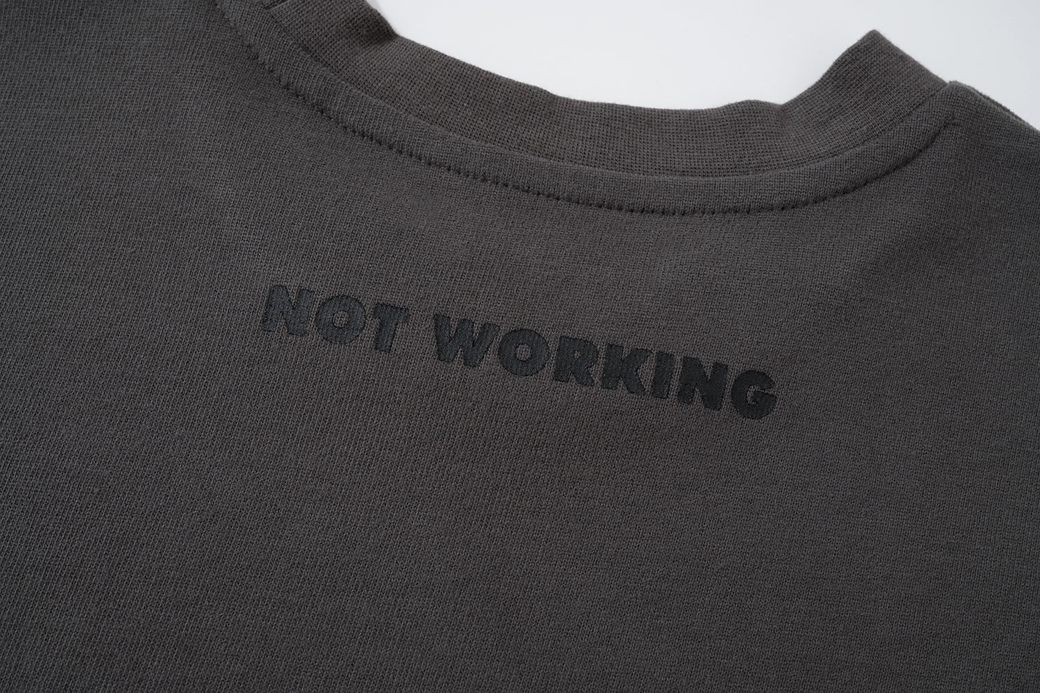 NW206DG | ABCDEFUCKOFF DARK GREY TEE | NOT WORKING III