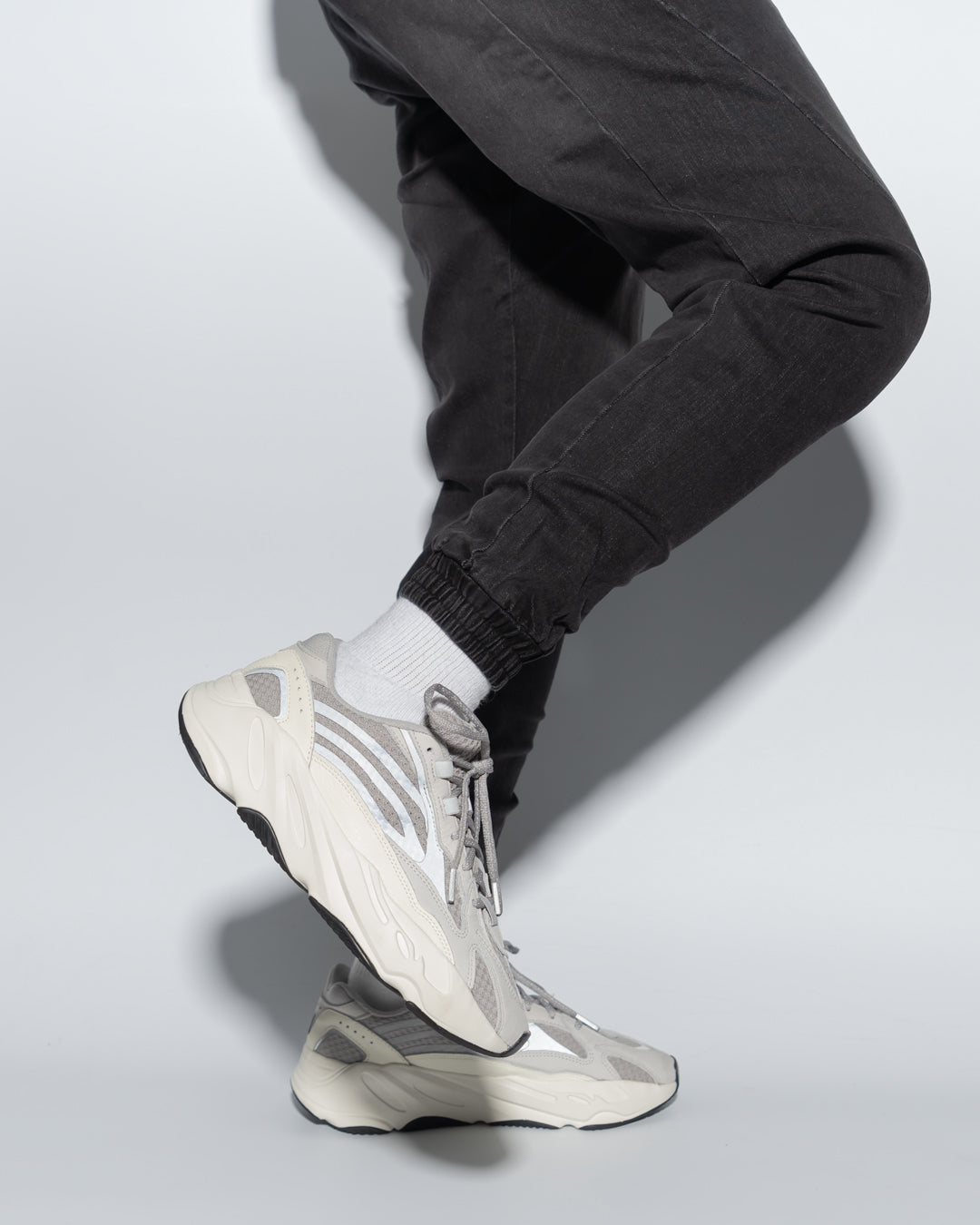 UT029XBK | WASHED DENIM JOGGERS-JOGGERS-UNTOUCHED UNITED