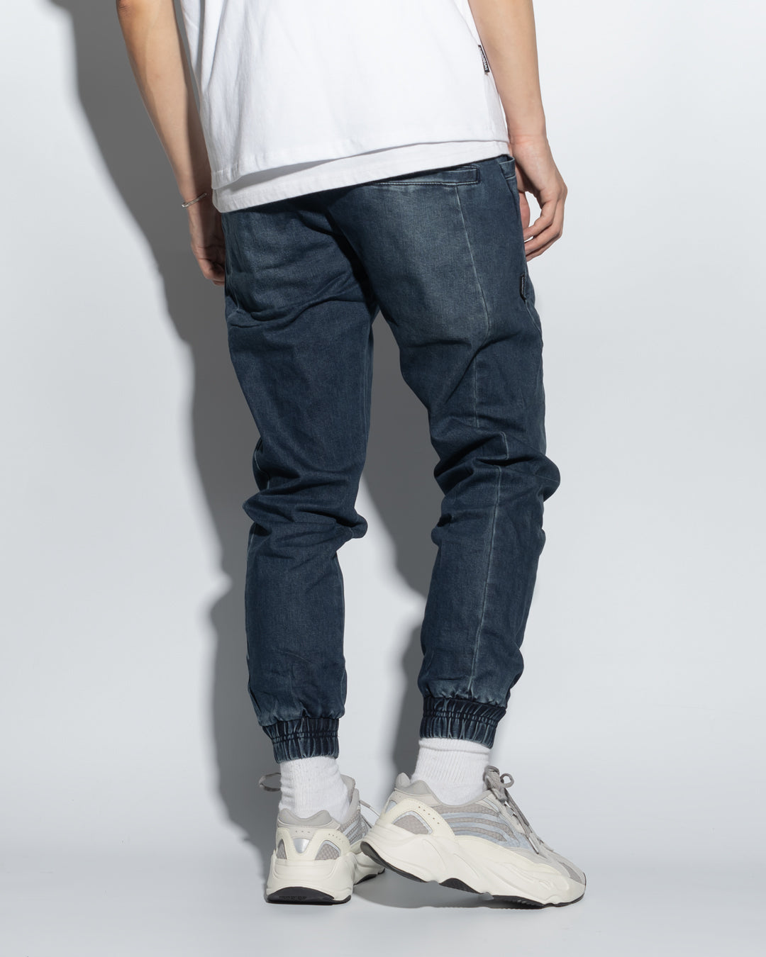 UT029NY | WASHED DENIM JOGGERS-JOGGERS-UNTOUCHED UNITED