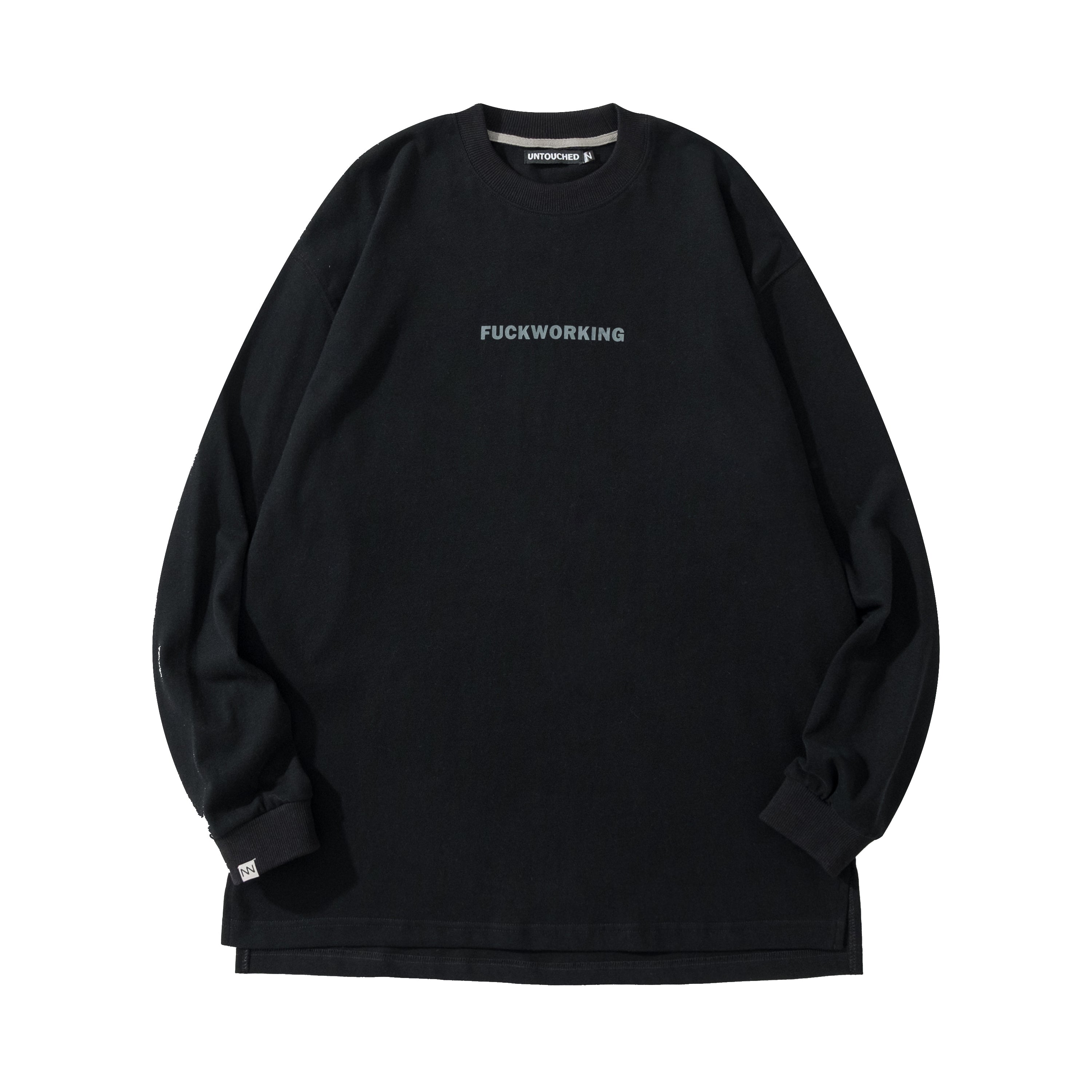 NOT WORKING IV / FUCKWORKING OVERSIZED LONG TEE |