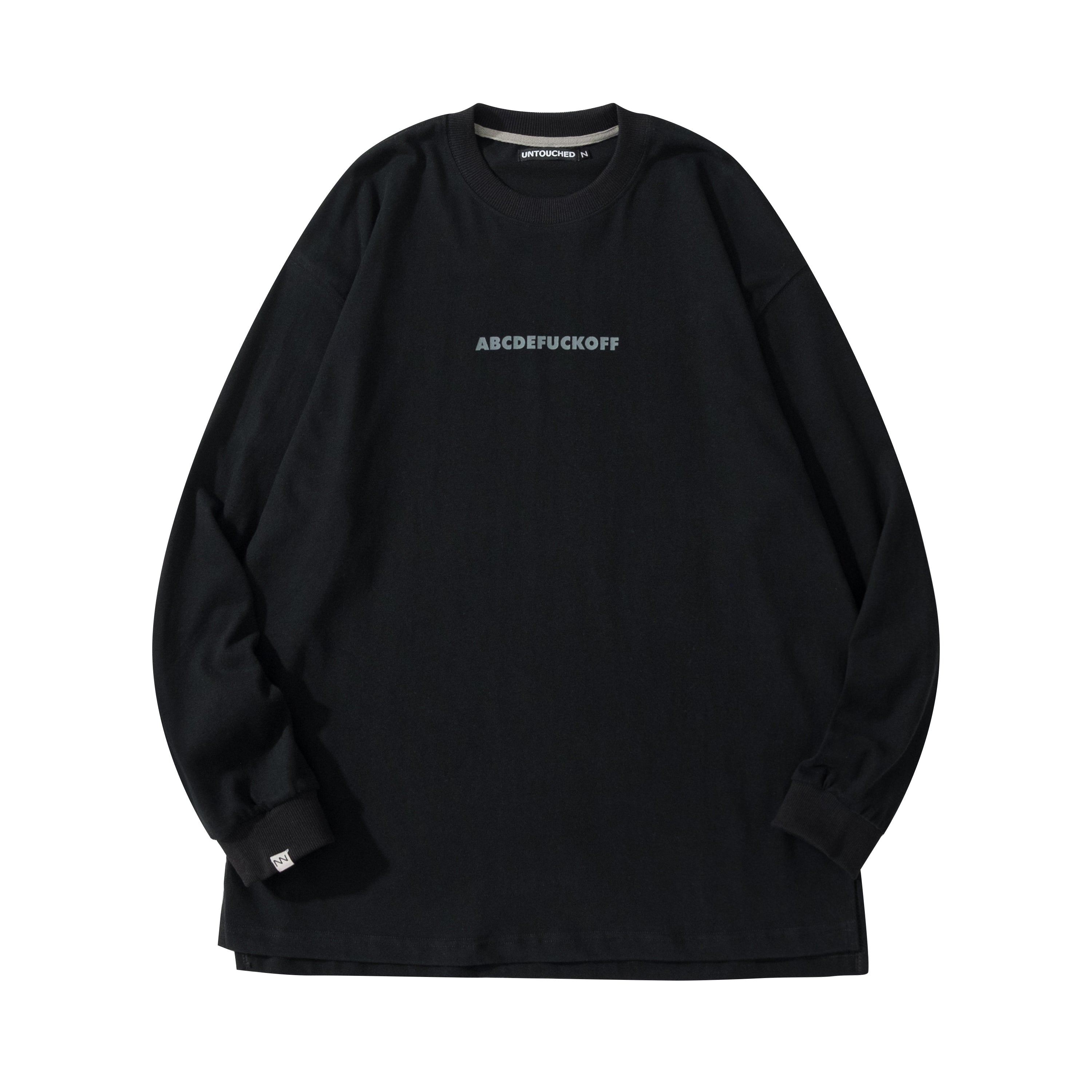 NOT WORKING IV / ABCDEFUCKOFF OVERSIZED LONG TEE