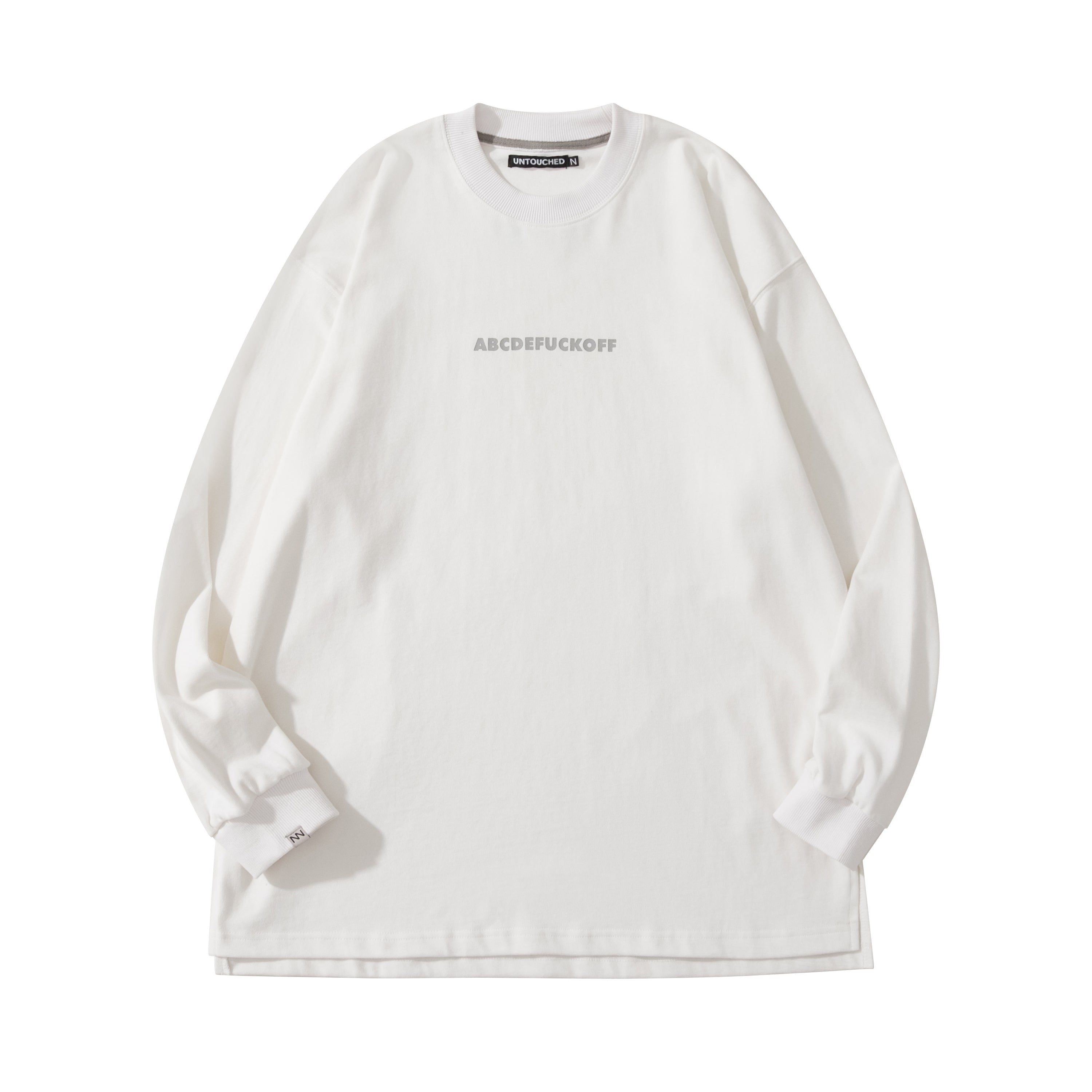 NOT WORKING IV / ABCDEFUCKOFF OVERSIZED LONG TEE