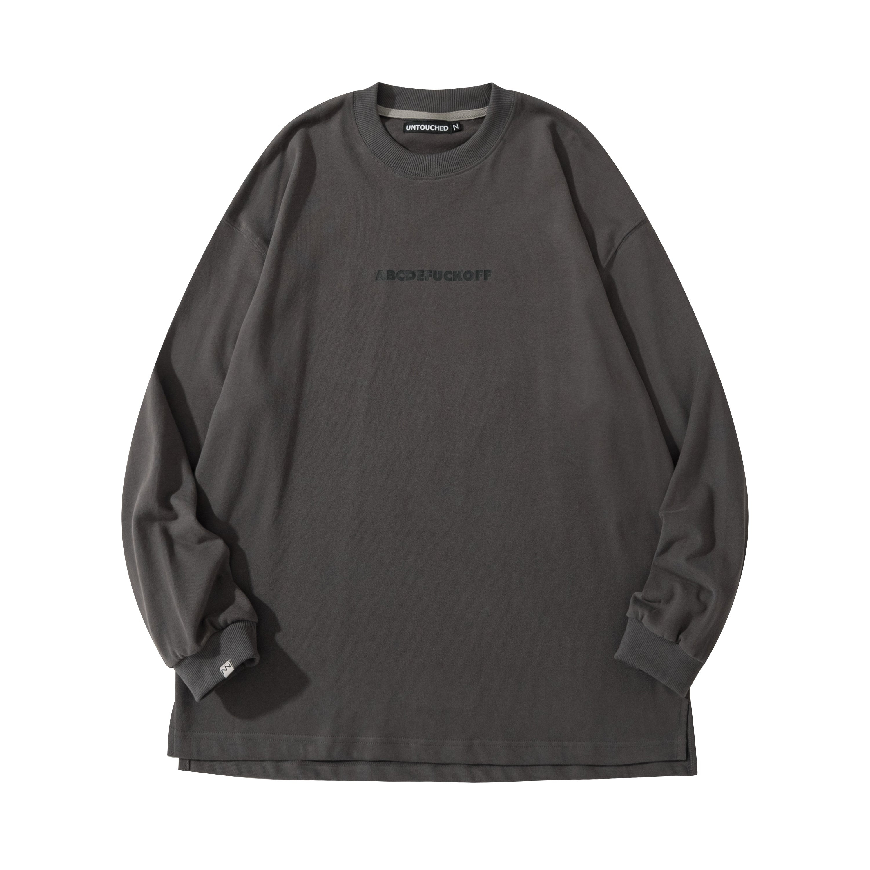 NW213DG | ABCDEFUCKOFF LONG TEE | NOT WORKING IV