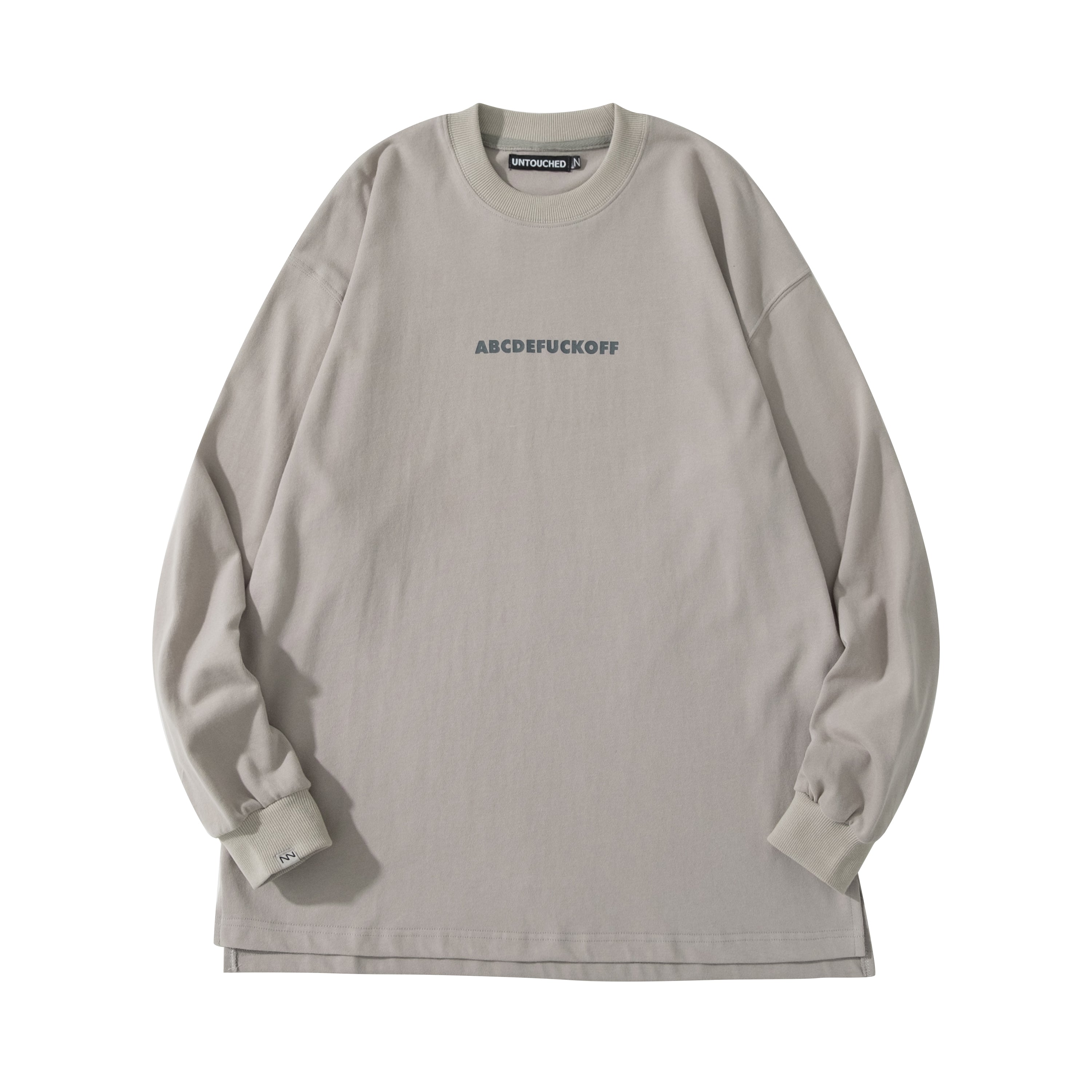 NOT WORKING IV / NW213 / ABCDEFUCKOFF OVERSIZED LONG TEE