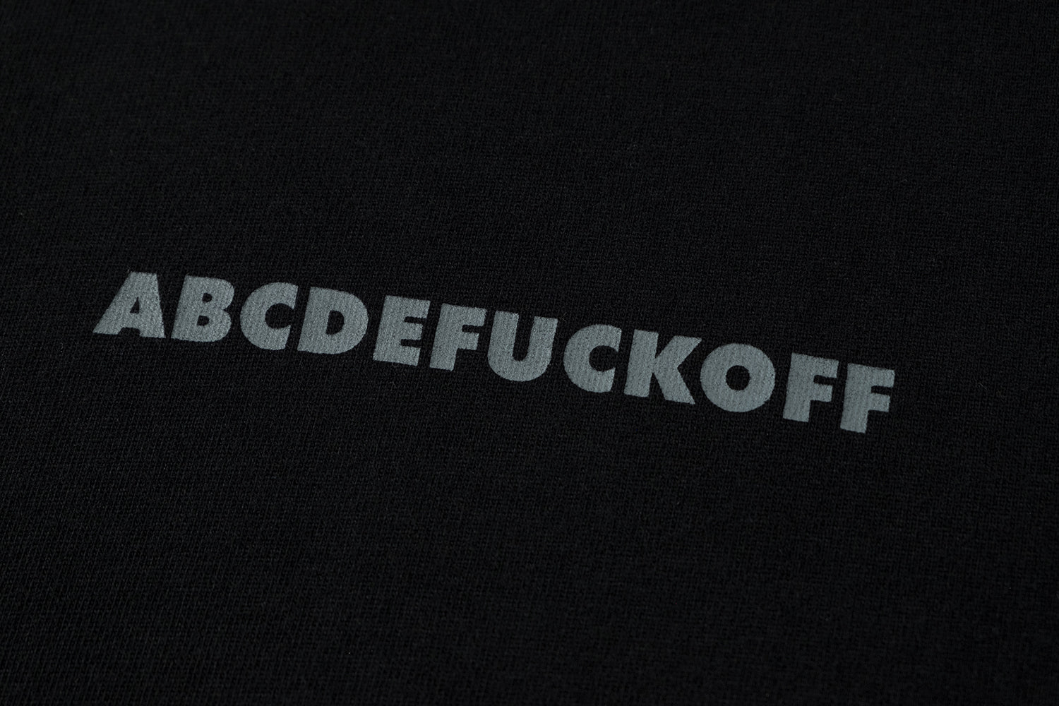 NW213BK | ABCDEFUCKOFF LONG TEE | NOT WORKING IV