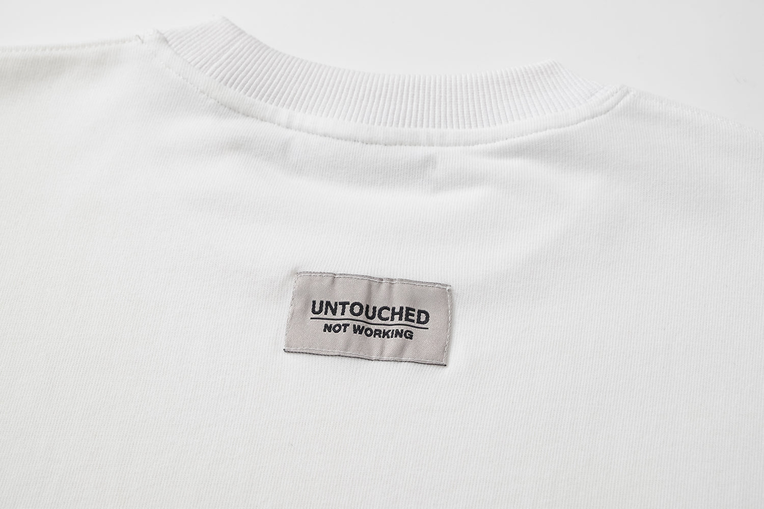 NOT WORKING IV / ABCDEFUCKOFF OVERSIZED LONG TEE