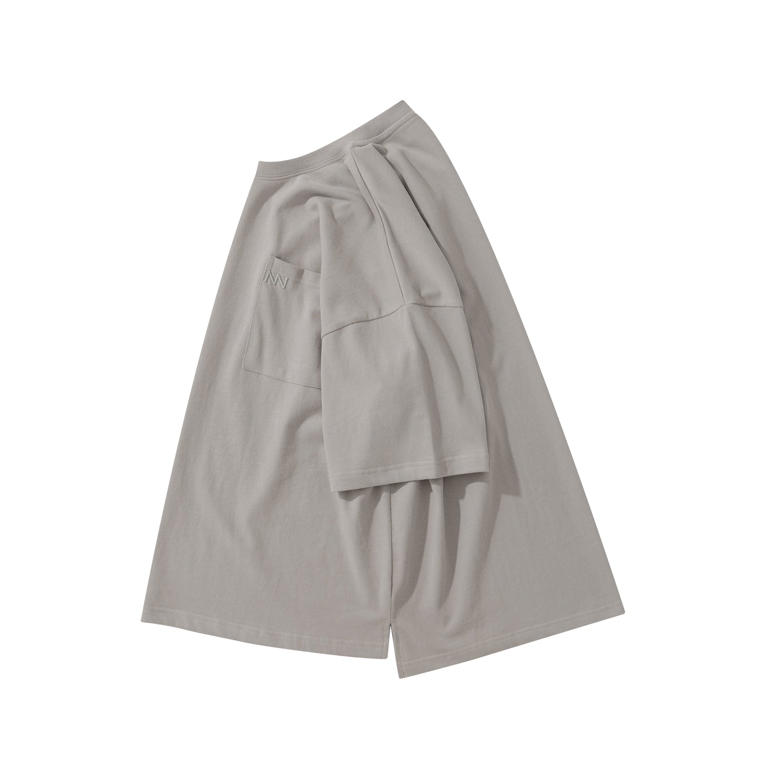 NOT WORKING V / OVERSIZED SQUARE POCKET TEE