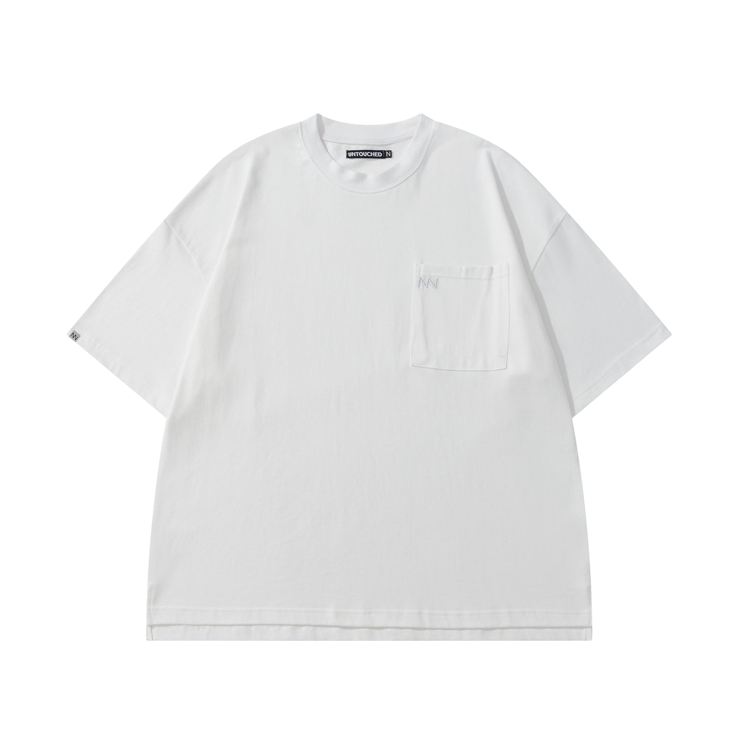 NOT WORKING V / OVERSIZED SQUARE POCKET TEE