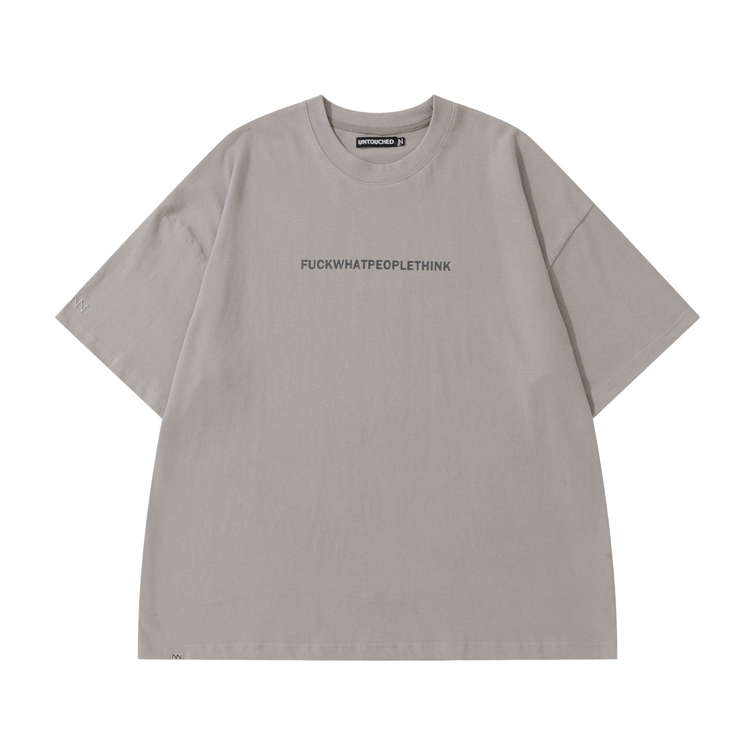 NW221LG | FUCKWHATPEOPLETHINK LIGHT GREY TEE | NOT WORKING V