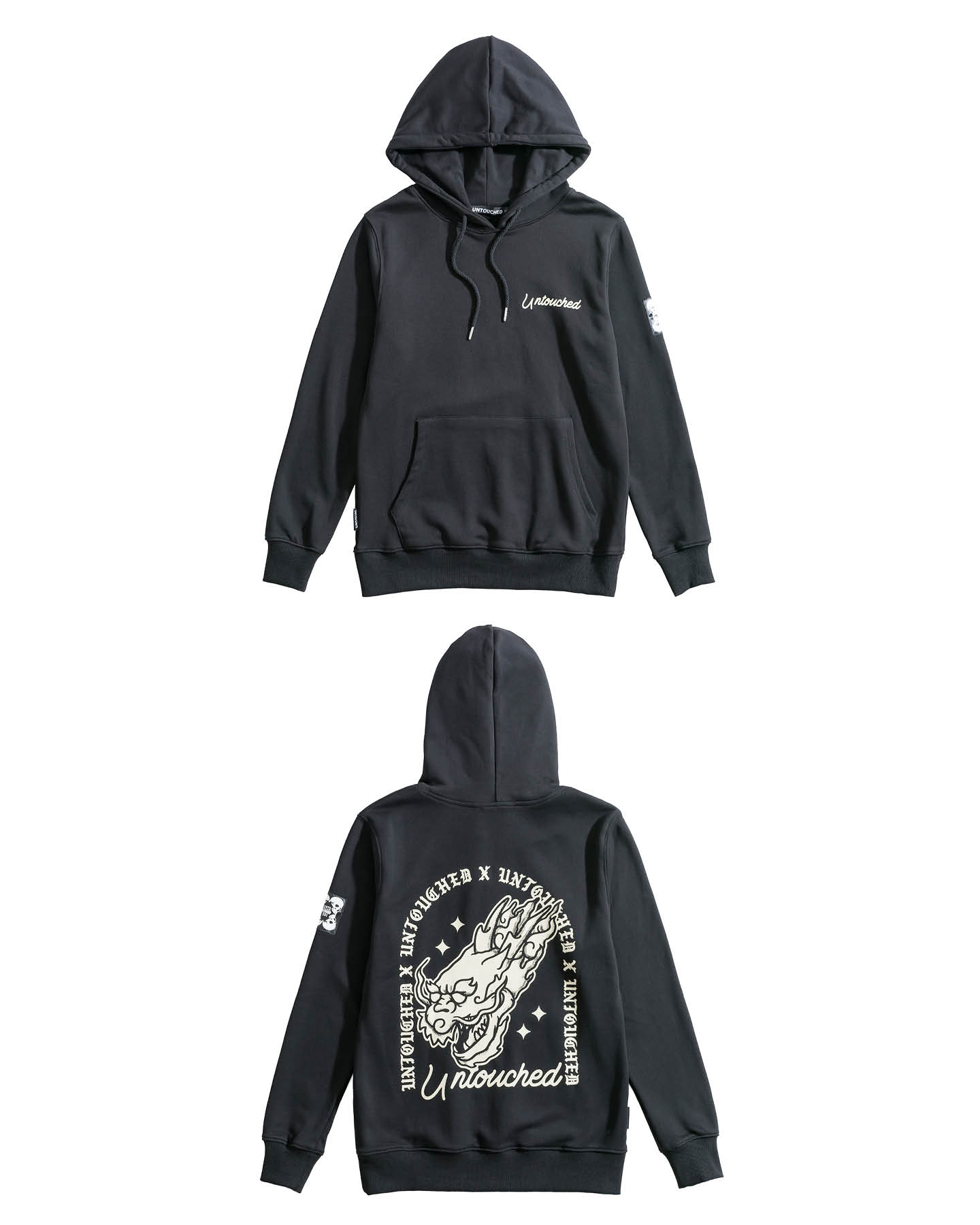 HD1730BK | THE DRAGON | UAG-HOODIES-UNTOUCHED UNITED