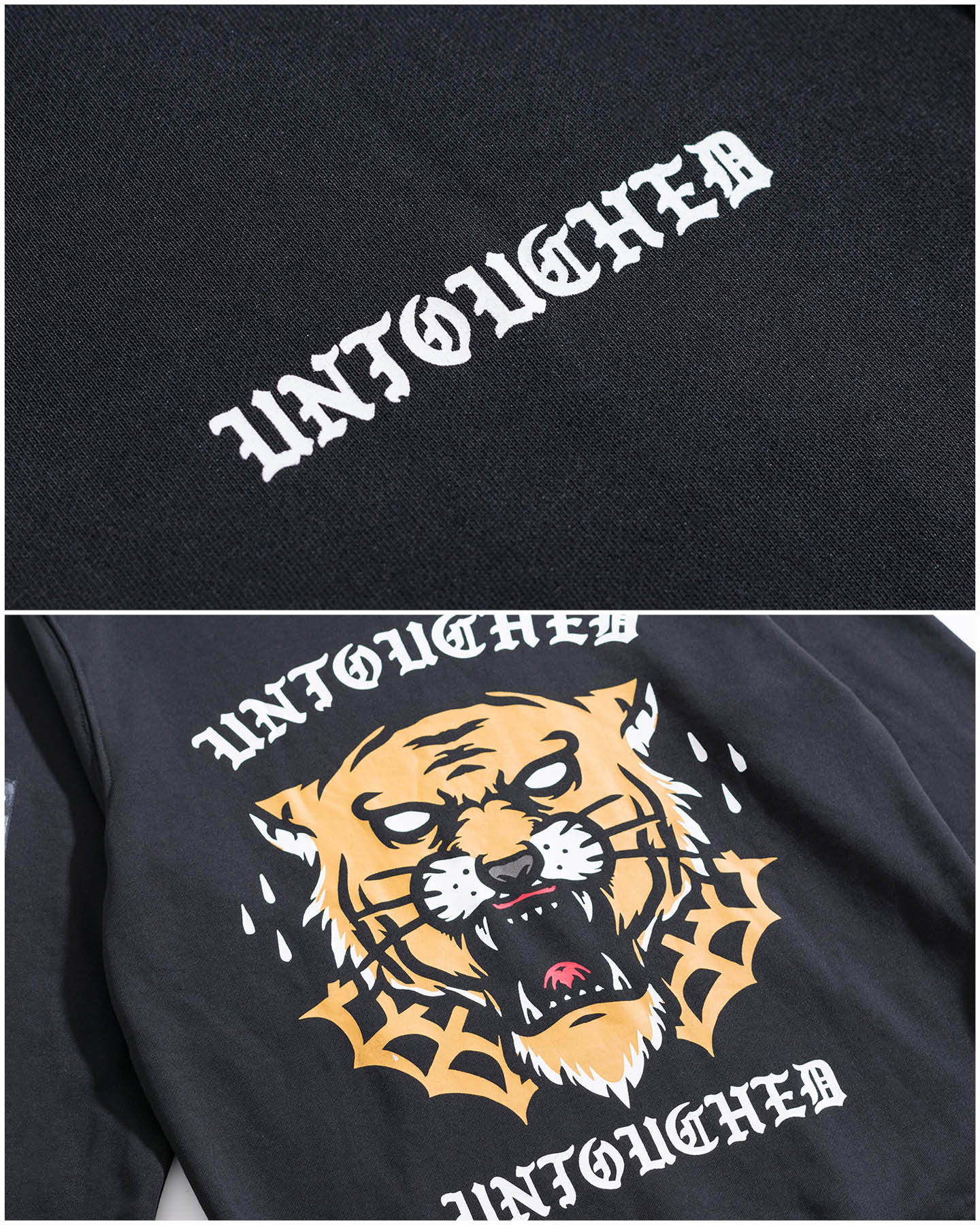 HD1732BK | THE TIGER GOD | UAG-HOODIES-UNTOUCHED UNITED